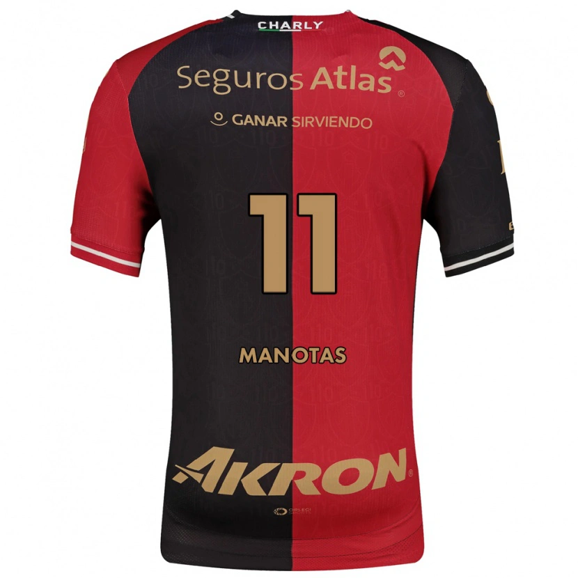 Danxen Mann Mauro Manotas #11 Rød Svart Brun Hjemmetrøye Drakt Trøye 2026/27 Skjorter T-Skjorte