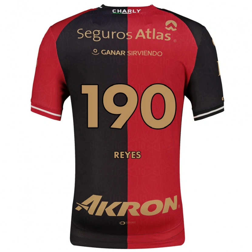 Danxen Mann Óscar Reyes #190 Rød Svart Brun Hjemmetrøye Drakt Trøye 2026/27 Skjorter T-Skjorte
