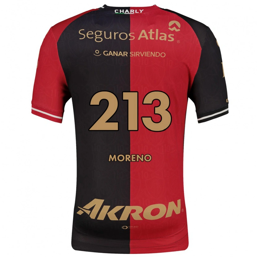 Danxen Mann Eduardo Moreno #213 Rød Svart Brun Hjemmetrøye Drakt Trøye 2026/27 Skjorter T-Skjorte