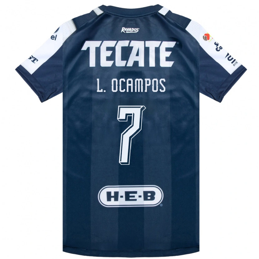 Danxen Mann Lucas Ocampos #7 Blekksvart Hvit Rød Hjemmetrøye Drakt Trøye 2026/27 Skjorter T-Skjorte