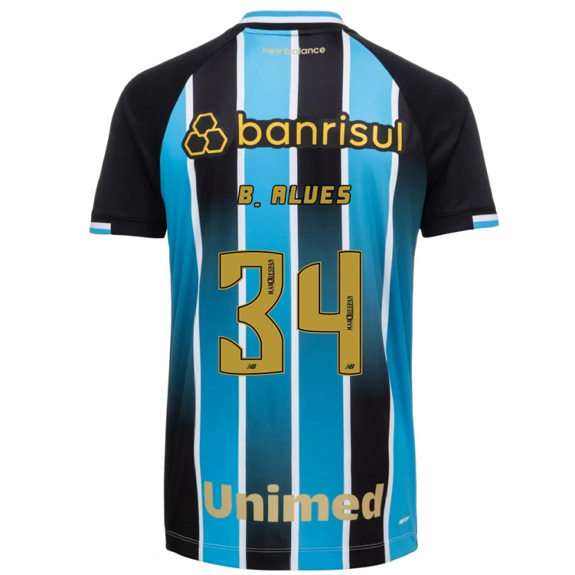 Danxen Mann Bruno Alves #34 Blå Brun Svart Hjemmetrøye Drakt Trøye 2026/27 Skjorter T-Skjorte