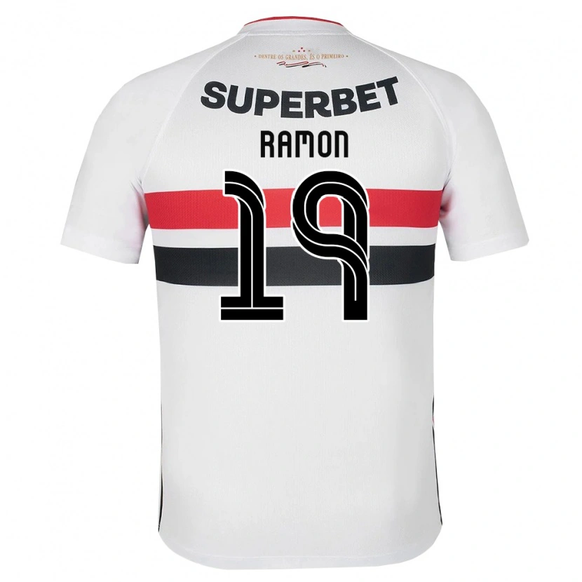 Danxen Mann Lucas Ramon #19 Hvit Rød Svart Hjemmetrøye Drakt Trøye 2026/27 Skjorter T-Skjorte