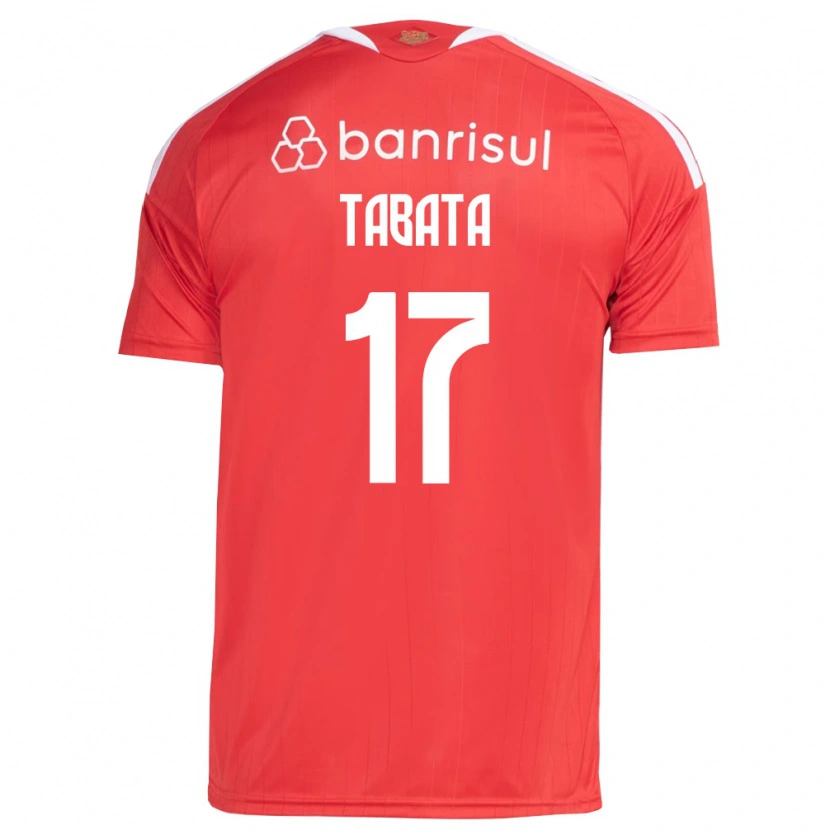 Danxen Mann Bruno Tabata #17 Rød Hvit Hjemmetrøye Drakt Trøye 2026/27 Skjorter T-Skjorte