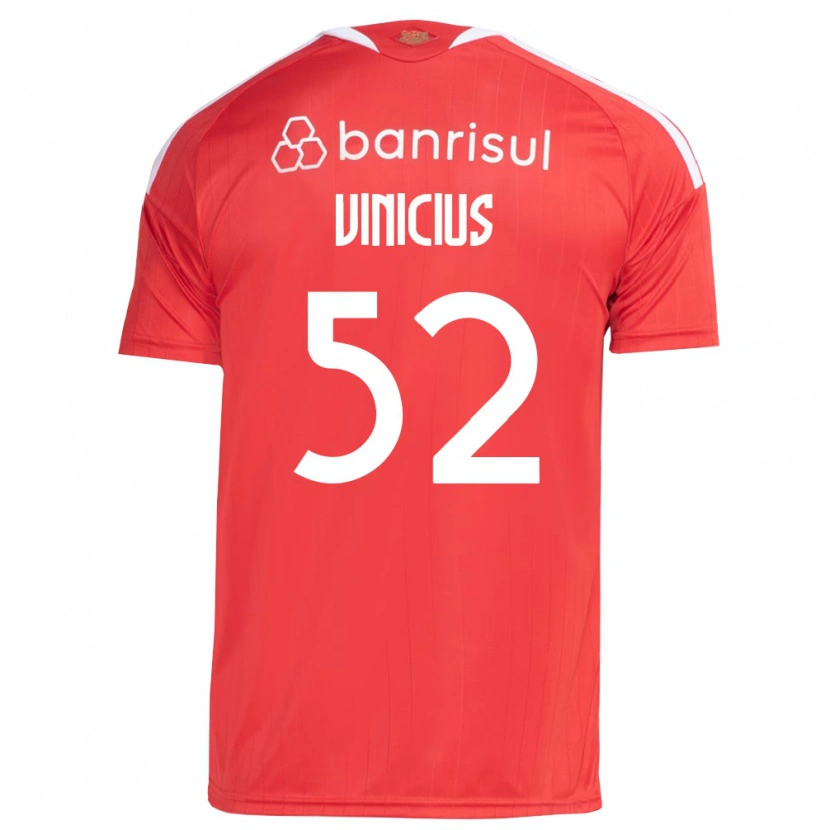 Danxen Mann Gabriel Vinicius #52 Rød Hvit Hjemmetrøye Drakt Trøye 2026/27 Skjorter T-Skjorte