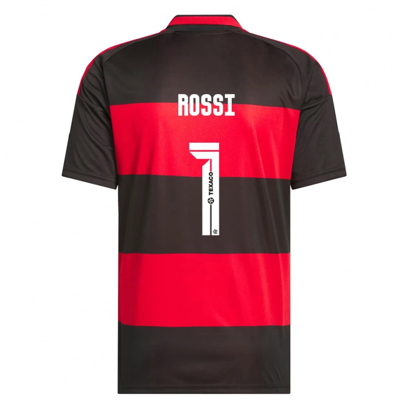Danxen Mann Agustín Rossi #1 Rød Svart Hvit Hjemmetrøye Drakt Trøye 2026/27 Skjorter T-Skjorte