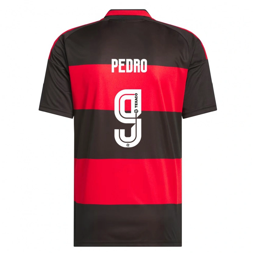 Danxen Mann Pedro Guilherme Abreu Dos Santos #9 Rød Svart Hvit Hjemmetrøye Drakt Trøye 2026/27 Skjorter T-Skjorte
