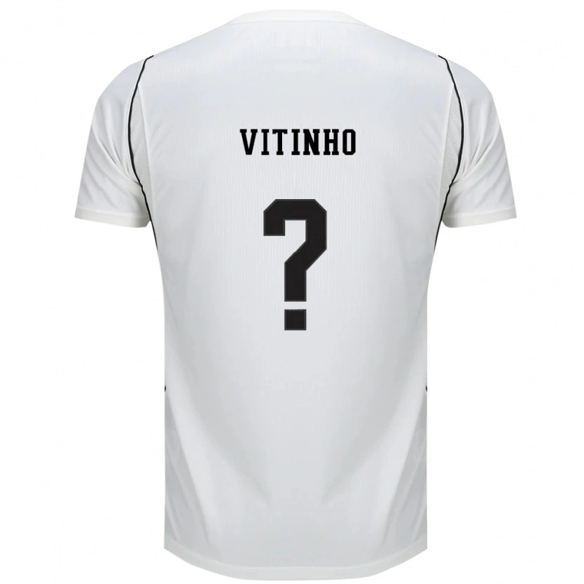 Danxen Mann Vitinho #0 Hvit Svart Rød Hjemmetrøye Drakt Trøye 2026/27 Skjorter T-Skjorte