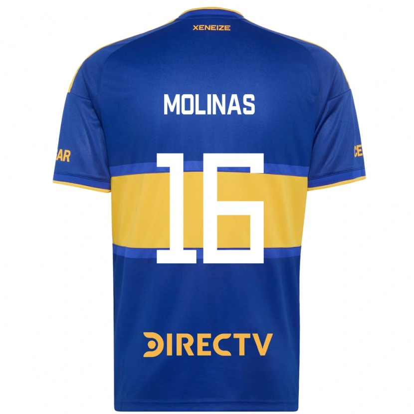 Danxen Mann Aaron Molinas #16 Kongelig Blå Gul Hjemmetrøye Drakt Trøye 2026/27 Skjorter T-Skjorte