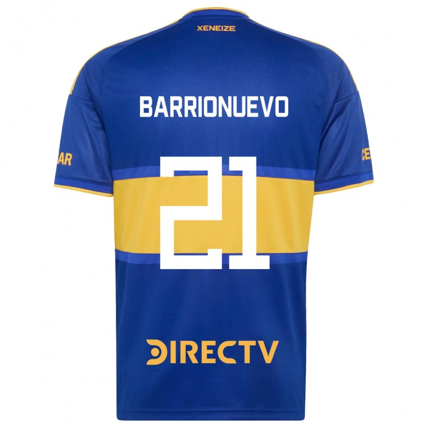 Danxen Mann Emiliano Barrionuevo #21 Kongelig Blå Gul Hjemmetrøye Drakt Trøye 2026/27 Skjorter T-Skjorte