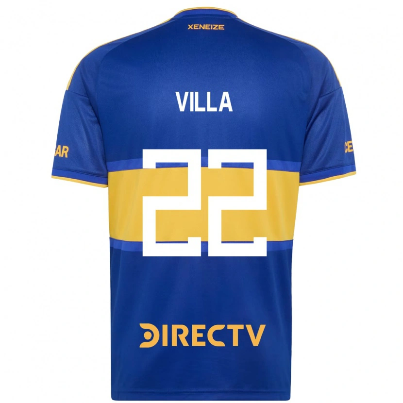 Danxen Mann Sebastián Villa #22 Kongelig Blå Gul Hjemmetrøye Drakt Trøye 2026/27 Skjorter T-Skjorte