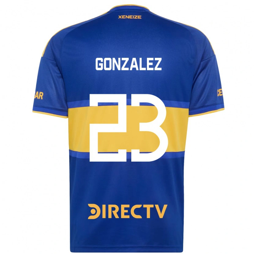Danxen Mann Diego Gonzalez #23 Kongelig Blå Gul Hjemmetrøye Drakt Trøye 2026/27 Skjorter T-Skjorte