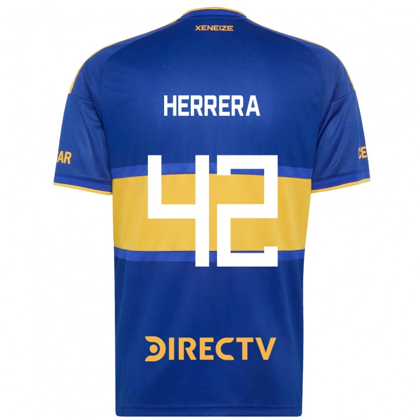 Danxen Mann Facundo Herrera #42 Kongelig Blå Gul Hjemmetrøye Drakt Trøye 2026/27 Skjorter T-Skjorte