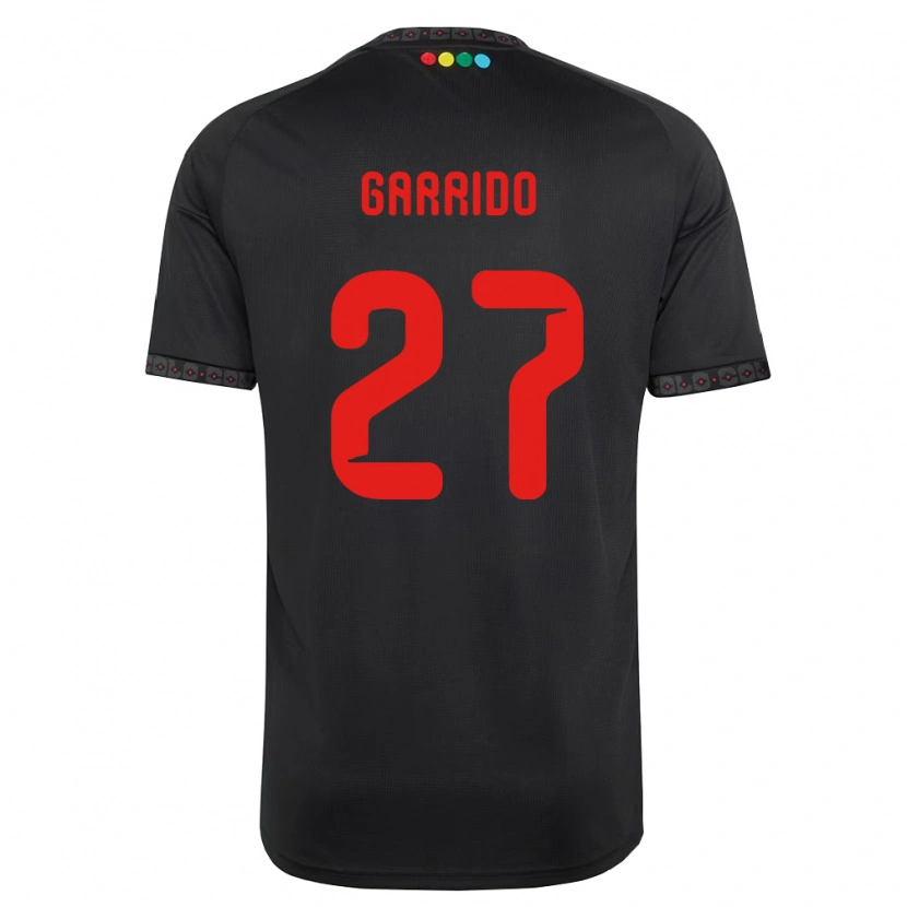 Danxen Mann Franco Garrido #27 Svart Rød Bortetrøye Drakt Trøye 2026/27 Skjorter T-Skjorte