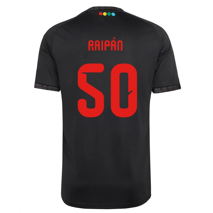 Danxen Mann Felipe Raipán #50 Svart Rød Bortetrøye Drakt Trøye 2026/27 Skjorter T-Skjorte