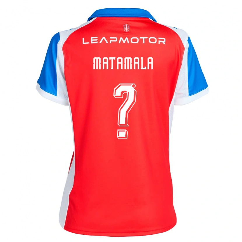 Danxen Mann Camilo Matamala #0 Rød Blå Bortetrøye Drakt Trøye 2026/27 Skjorter T-Skjorte