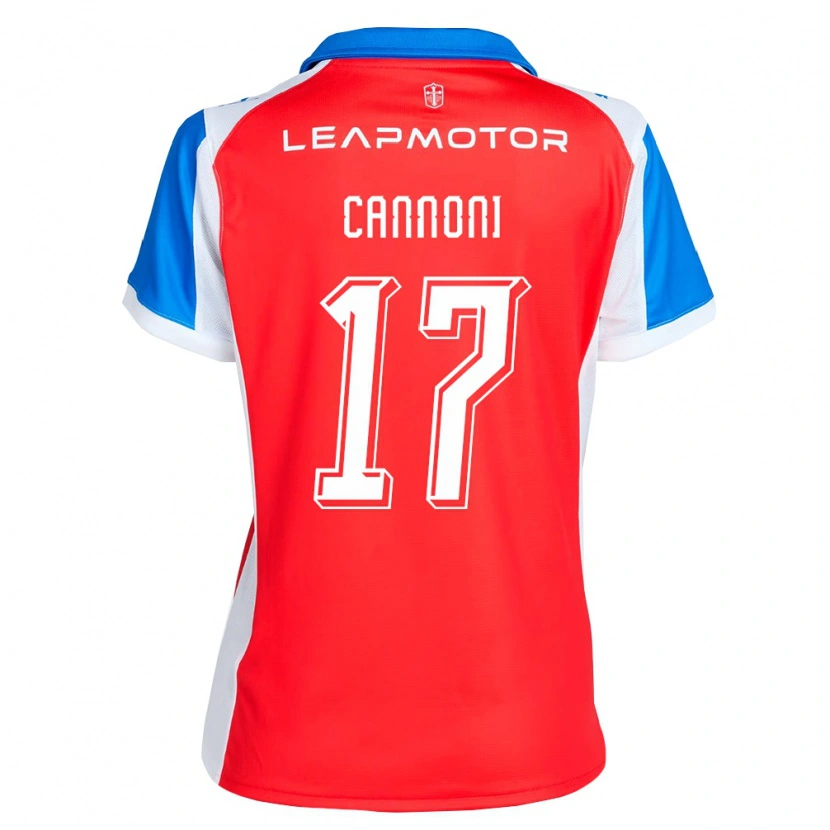 Danxen Mann Antonio Cannoni #17 Rød Blå Bortetrøye Drakt Trøye 2026/27 Skjorter T-Skjorte