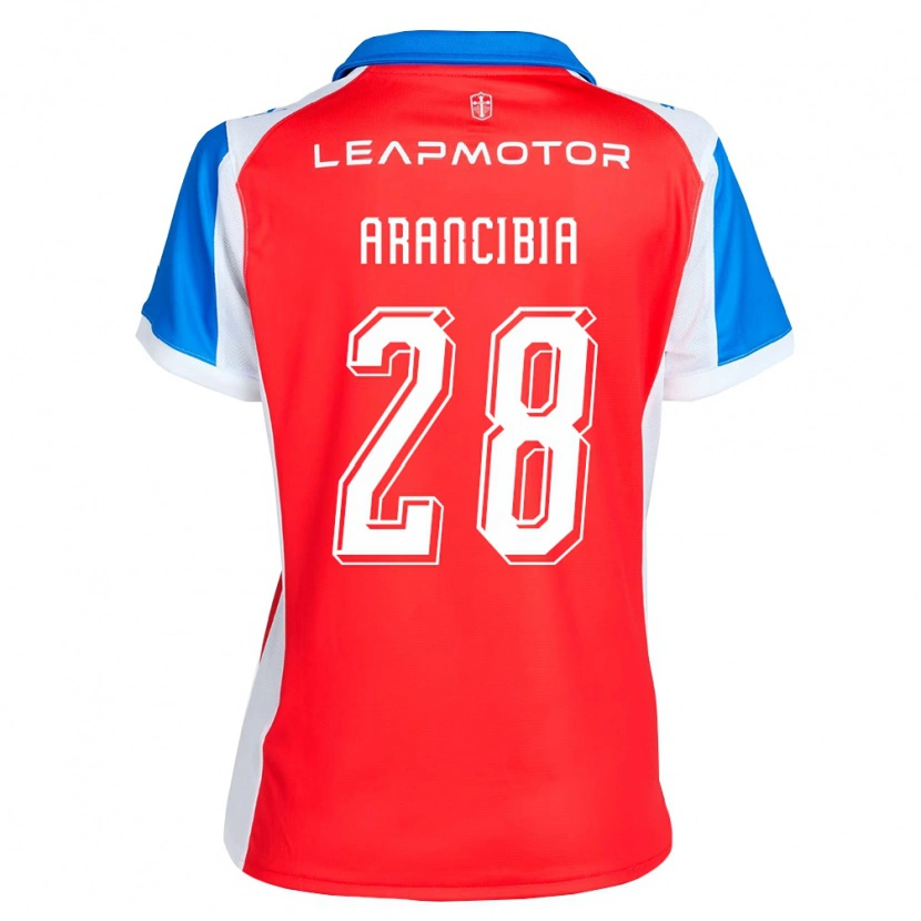 Danxen Mann Francisco Arancibia #28 Rød Blå Bortetrøye Drakt Trøye 2026/27 Skjorter T-Skjorte