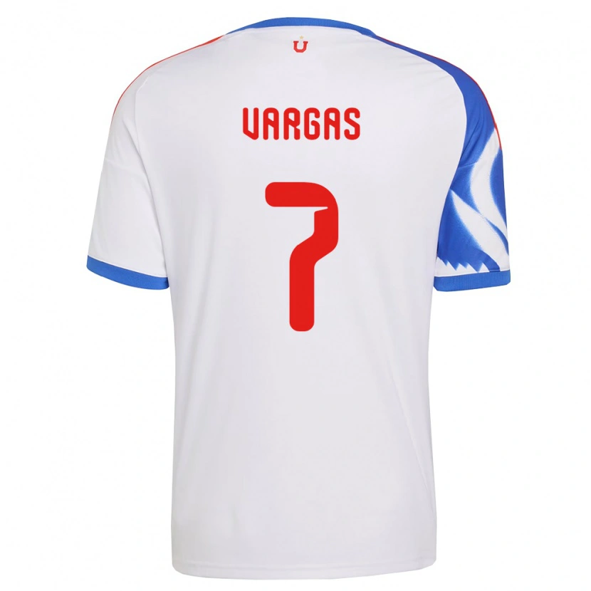 Danxen Mann Jeisson Vargas #7 Hvit Marineblå Bortetrøye Drakt Trøye 2026/27 Skjorter T-Skjorte