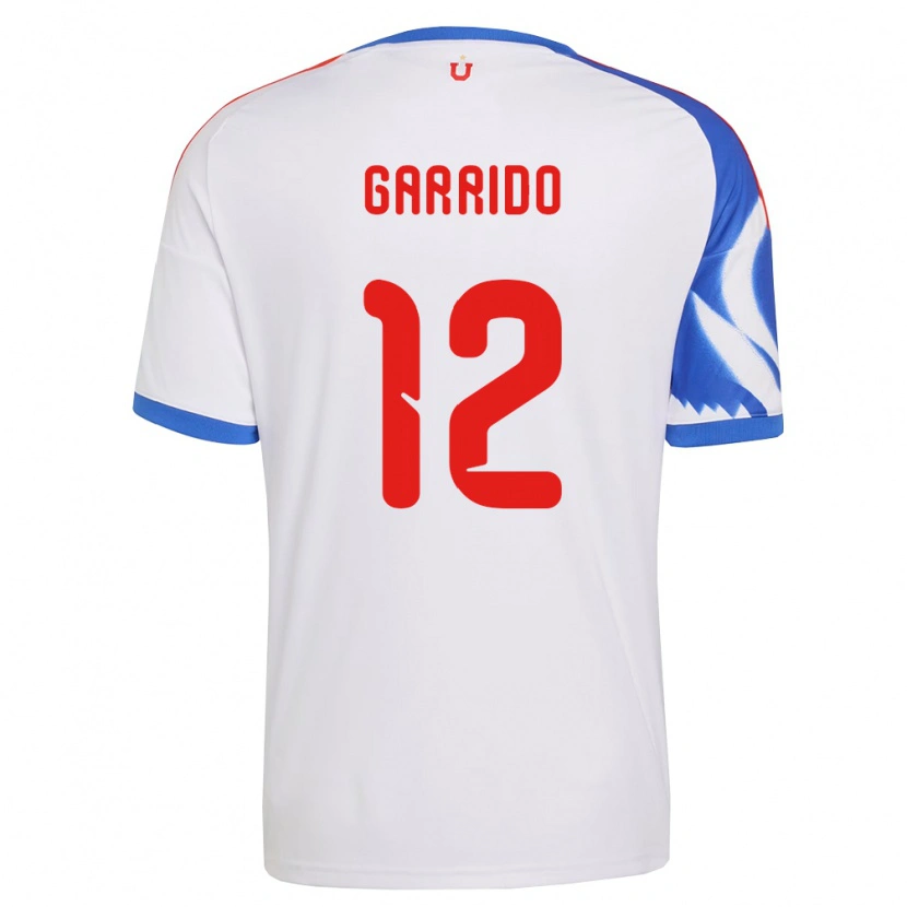 Danxen Mann Pedro Garrido #12 Hvit Marineblå Bortetrøye Drakt Trøye 2026/27 Skjorter T-Skjorte