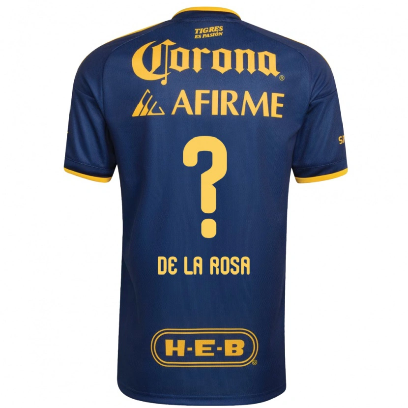 Danxen Mann Luis De La Rosa #0 Kongelig Blå Gul Bortetrøye Drakt Trøye 2026/27 Skjorter T-Skjorte