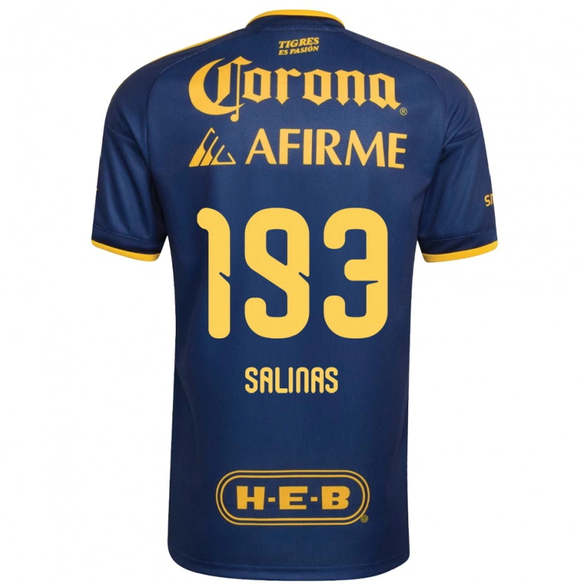 Danxen Mann Marcelo Salinas #193 Kongelig Blå Gul Bortetrøye Drakt Trøye 2026/27 Skjorter T-Skjorte