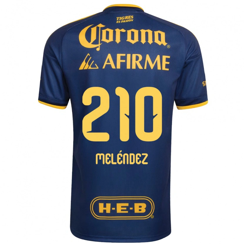 Danxen Mann Marcelo Meléndez #210 Kongelig Blå Gul Bortetrøye Drakt Trøye 2026/27 Skjorter T-Skjorte
