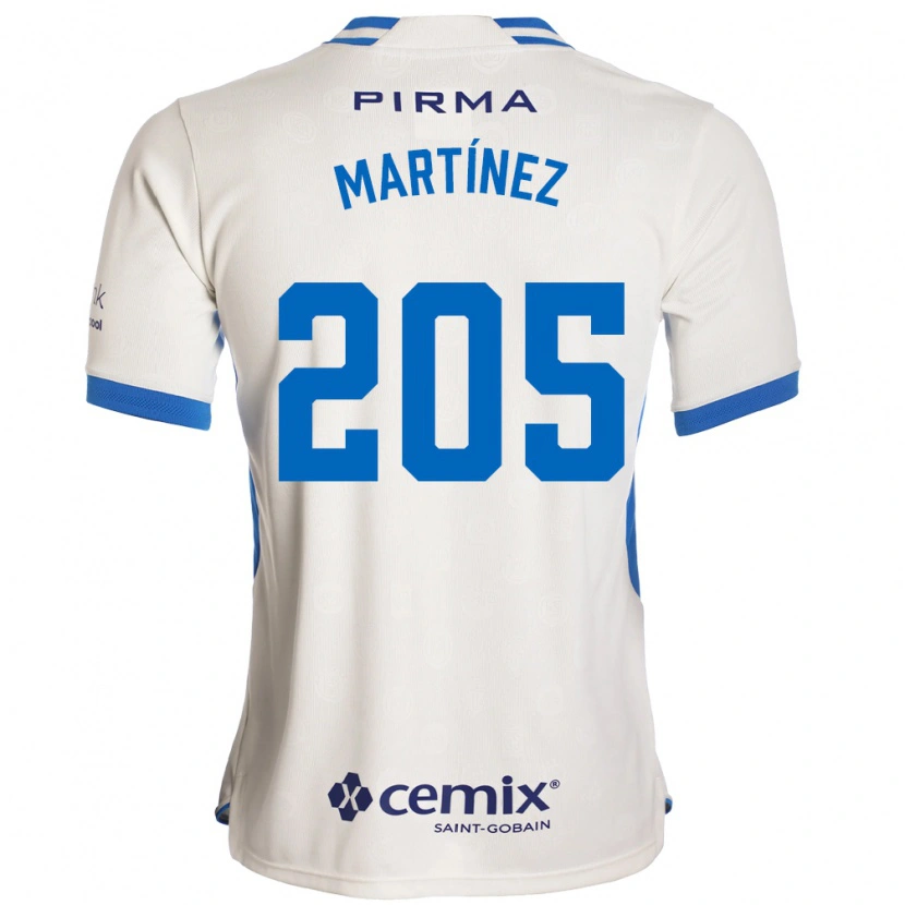 Danxen Mann César Martínez #205 Hvit Blå Rød Bortetrøye Drakt Trøye 2026/27 Skjorter T-Skjorte