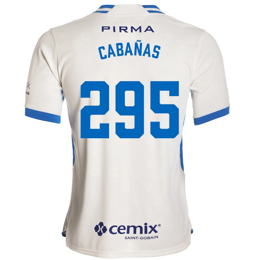 Danxen Mann Diego Cabañas #295 Hvit Blå Rød Bortetrøye Drakt Trøye 2026/27 Skjorter T-Skjorte
