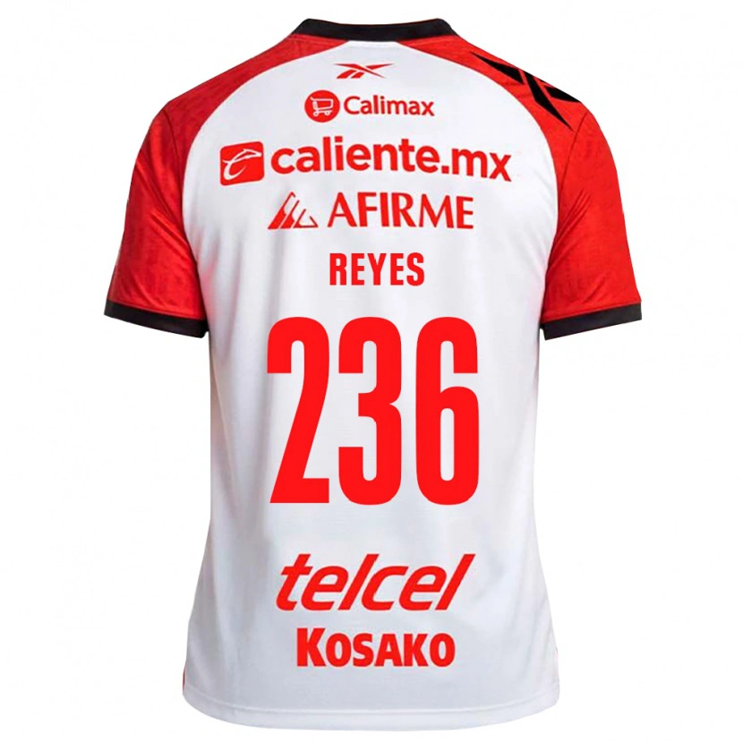 Danxen Mann Abraham Reyes #236 Hvit Svart Rød Bortetrøye Drakt Trøye 2026/27 Skjorter T-Skjorte
