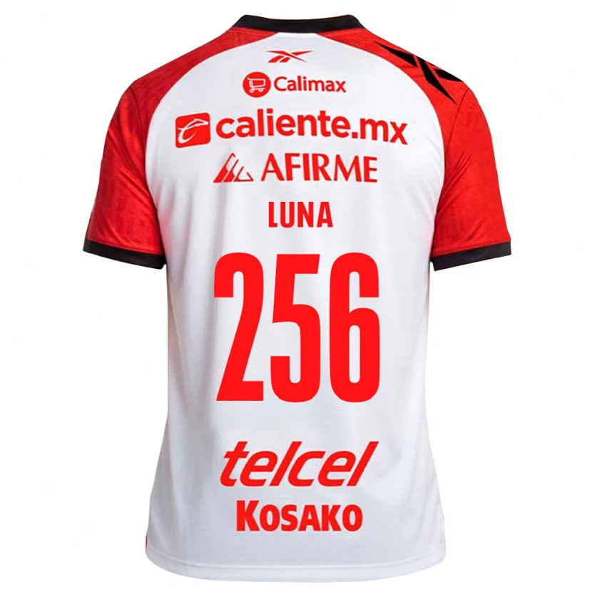 Danxen Mann Ricardo Luna #256 Hvit Svart Rød Bortetrøye Drakt Trøye 2026/27 Skjorter T-Skjorte