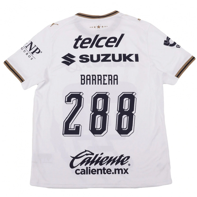 Danxen Mann Diego Barrera #288 Hvit Svart Brun Bortetrøye Drakt Trøye 2026/27 Skjorter T-Skjorte