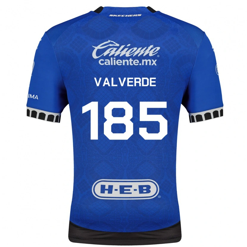 Danxen Mann Luis Valverde #185 Kongelig Blå Hvit Svart Bortetrøye Drakt Trøye 2026/27 Skjorter T-Skjorte