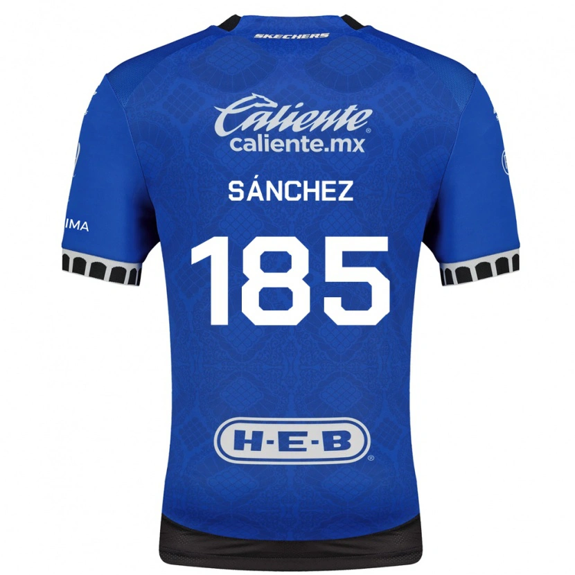 Danxen Mann Saúl Sánchez #185 Kongelig Blå Hvit Svart Bortetrøye Drakt Trøye 2026/27 Skjorter T-Skjorte