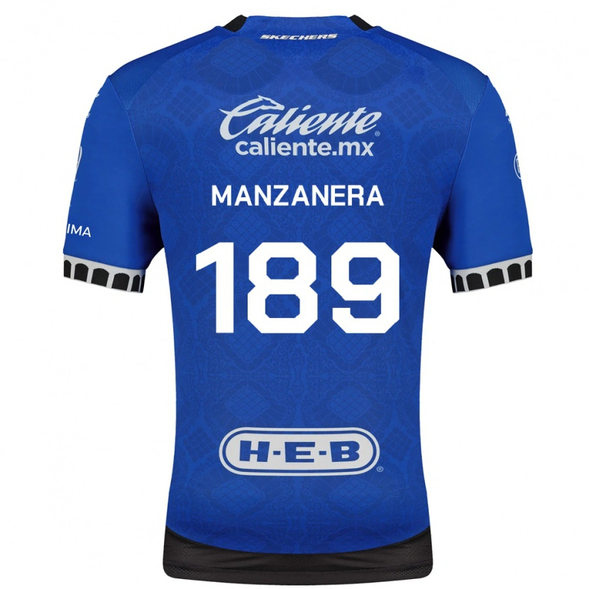 Danxen Mann Luis Manzanera #189 Kongelig Blå Hvit Svart Bortetrøye Drakt Trøye 2026/27 Skjorter T-Skjorte