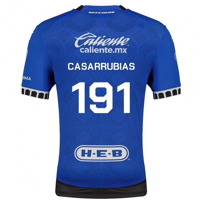 Danxen Mann Aaron Casarrubias #191 Kongelig Blå Hvit Svart Bortetrøye Drakt Trøye 2026/27 Skjorter T-Skjorte