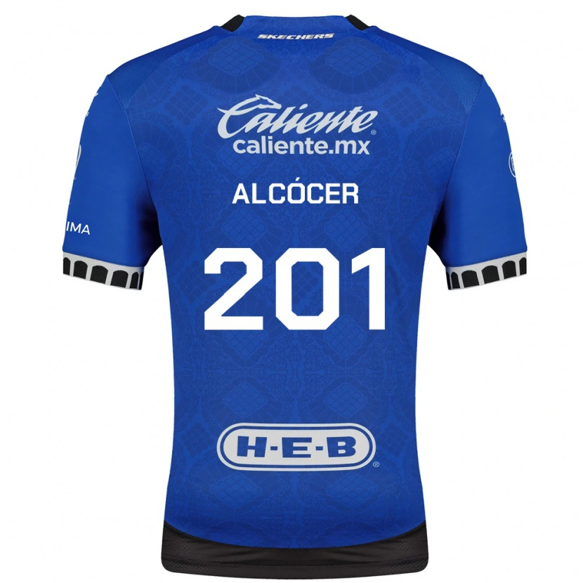 Danxen Mann Julián Alcócer #201 Kongelig Blå Hvit Svart Bortetrøye Drakt Trøye 2026/27 Skjorter T-Skjorte