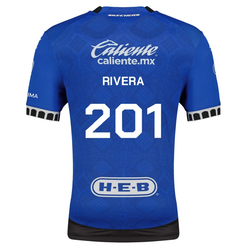 Danxen Mann Christian Rivera #201 Kongelig Blå Hvit Svart Bortetrøye Drakt Trøye 2026/27 Skjorter T-Skjorte