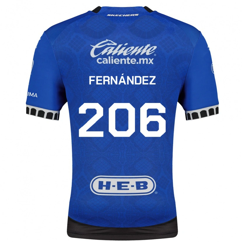 Danxen Mann Erik Fernández #206 Kongelig Blå Hvit Svart Bortetrøye Drakt Trøye 2026/27 Skjorter T-Skjorte