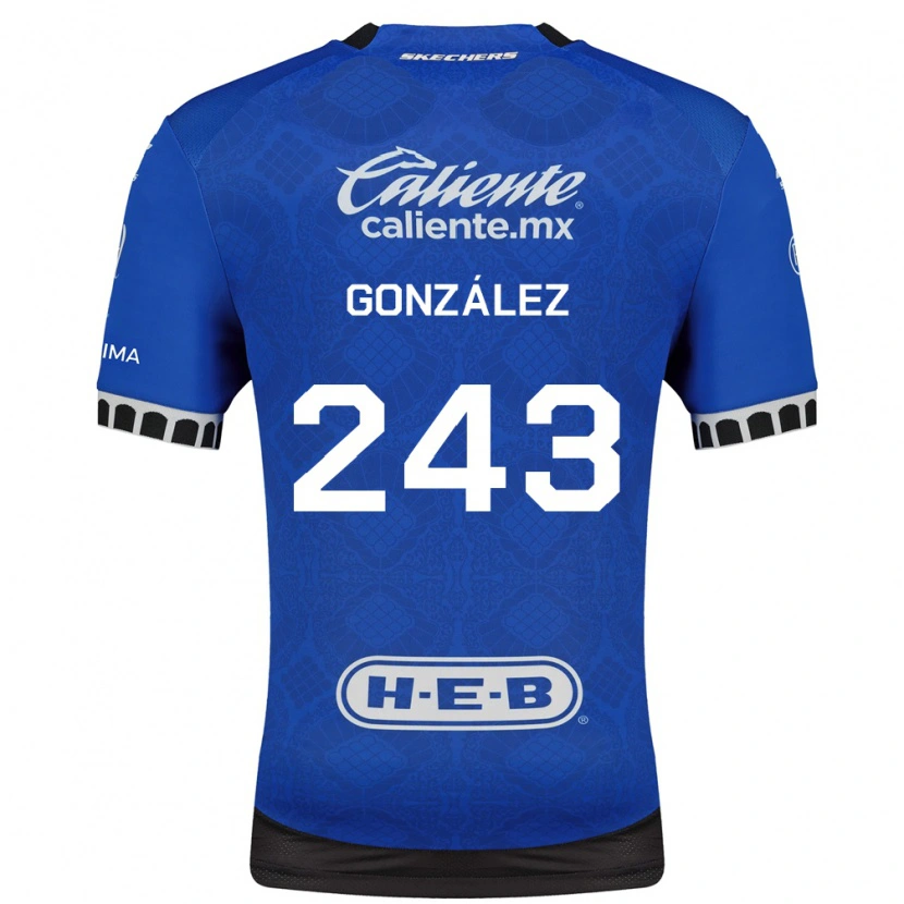 Danxen Mann Leonardo González #243 Kongelig Blå Hvit Svart Bortetrøye Drakt Trøye 2026/27 Skjorter T-Skjorte