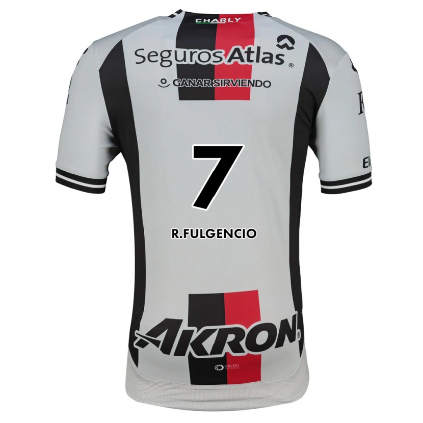 Danxen Mann Raymundo Fulgencio #7 Hvit Rød Svart Bortetrøye Drakt Trøye 2026/27 Skjorter T-Skjorte