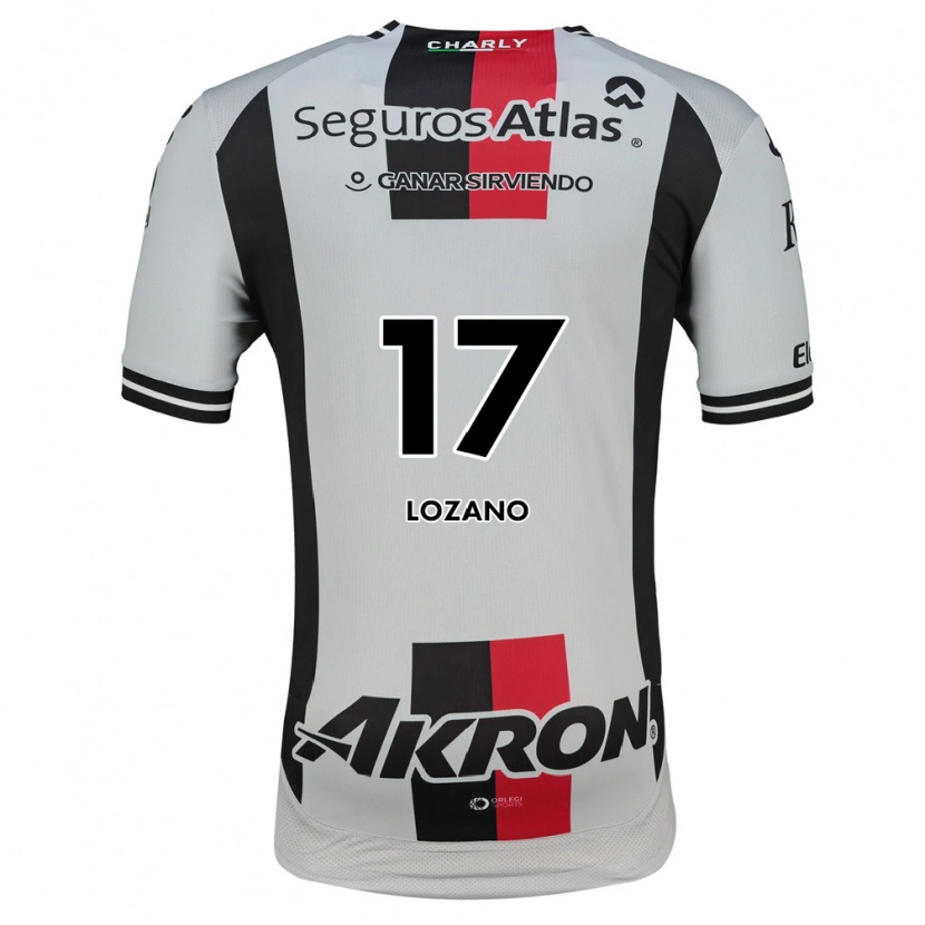 Danxen Mann Rivaldo Lozano #17 Hvit Rød Svart Bortetrøye Drakt Trøye 2026/27 Skjorter T-Skjorte