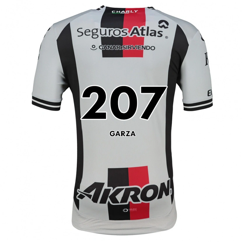 Danxen Mann Rodolfo Garza #207 Hvit Rød Svart Bortetrøye Drakt Trøye 2026/27 Skjorter T-Skjorte