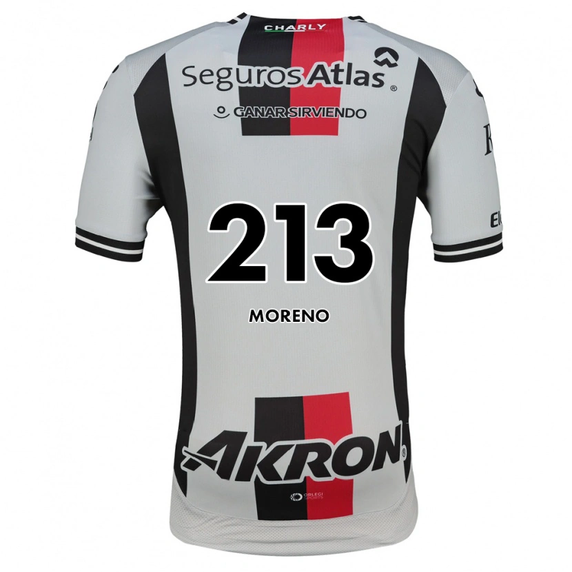 Danxen Mann Eduardo Moreno #213 Hvit Rød Svart Bortetrøye Drakt Trøye 2026/27 Skjorter T-Skjorte