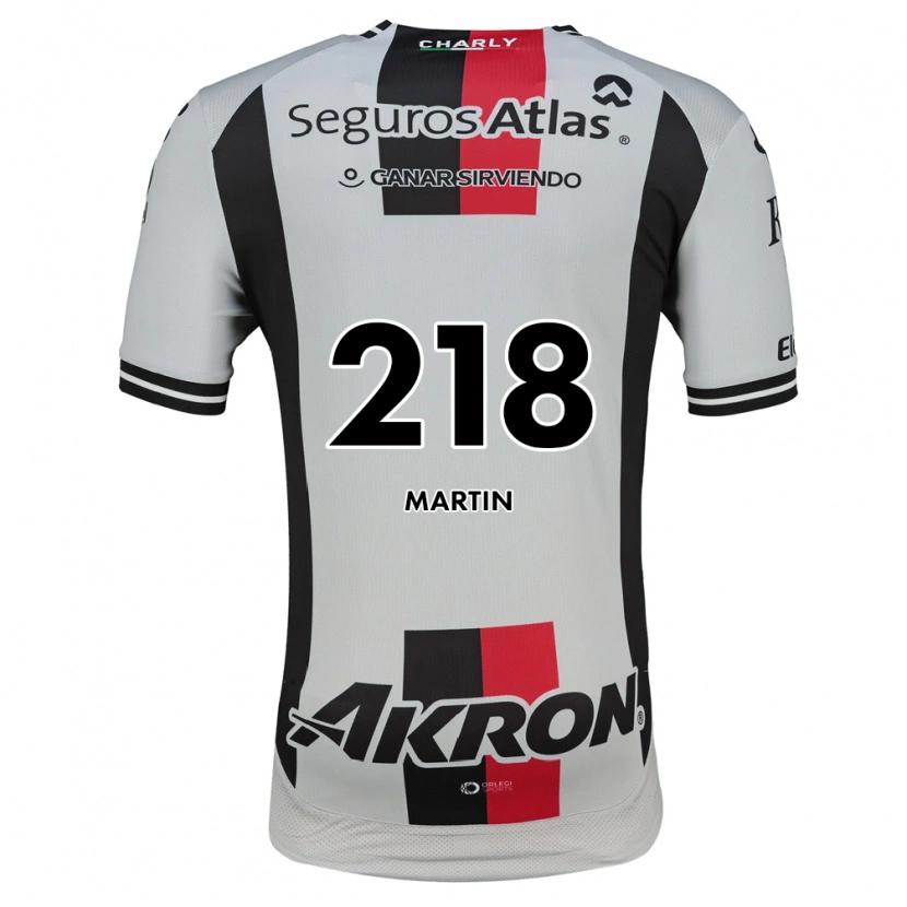 Danxen Mann Jorge San Martín #218 Hvit Rød Svart Bortetrøye Drakt Trøye 2026/27 Skjorter T-Skjorte