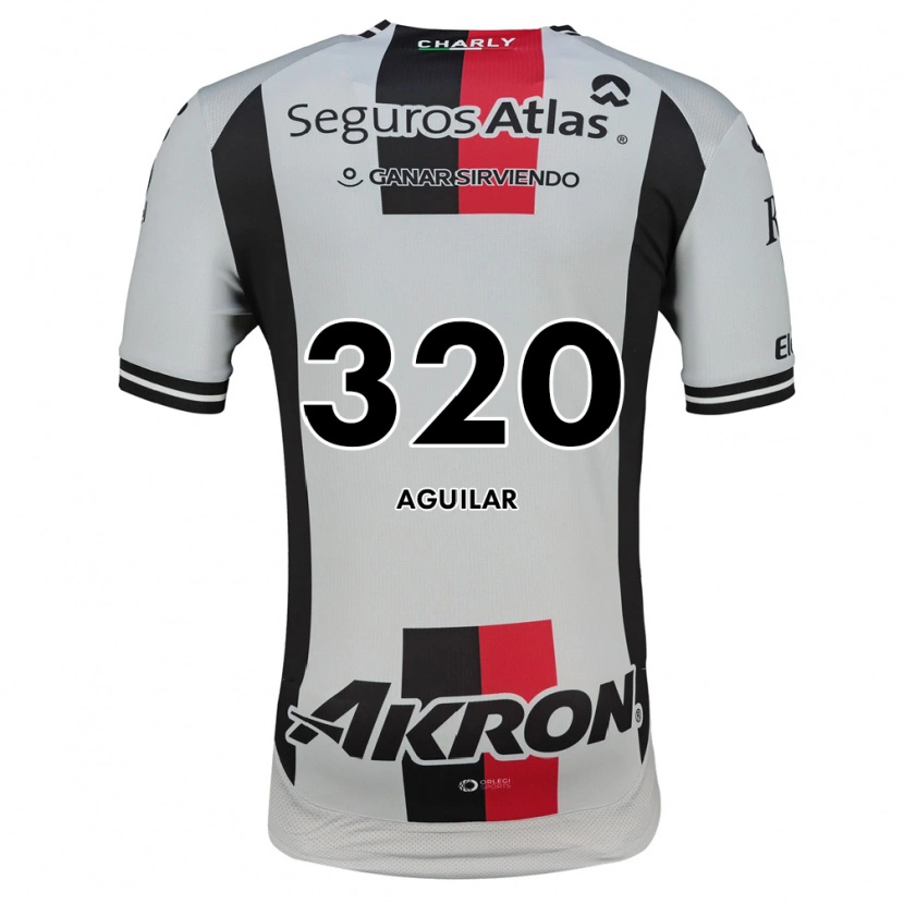 Danxen Mann Ángel Aguilar #320 Hvit Rød Svart Bortetrøye Drakt Trøye 2026/27 Skjorter T-Skjorte