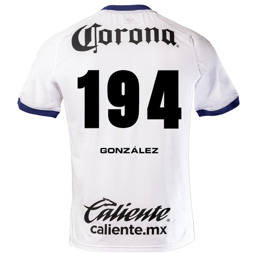 Danxen Mann Cristopher González #194 Hvit Blå Svart Bortetrøye Drakt Trøye 2026/27 Skjorter T-Skjorte