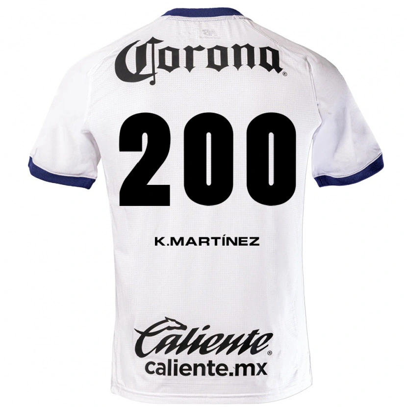 Danxen Mann Kevin Martínez #200 Hvit Blå Svart Bortetrøye Drakt Trøye 2026/27 Skjorter T-Skjorte