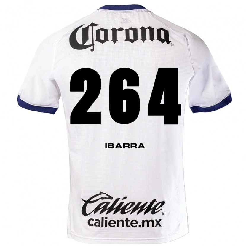Danxen Mann Jesús Ibarra #264 Hvit Blå Svart Bortetrøye Drakt Trøye 2026/27 Skjorter T-Skjorte