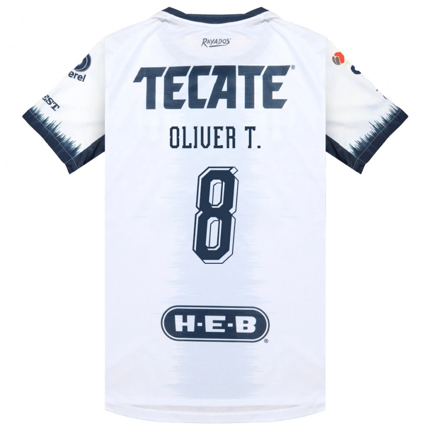 Danxen Mann Óliver Torres #8 Hvit Blekksvart Rød Bortetrøye Drakt Trøye 2026/27 Skjorter T-Skjorte