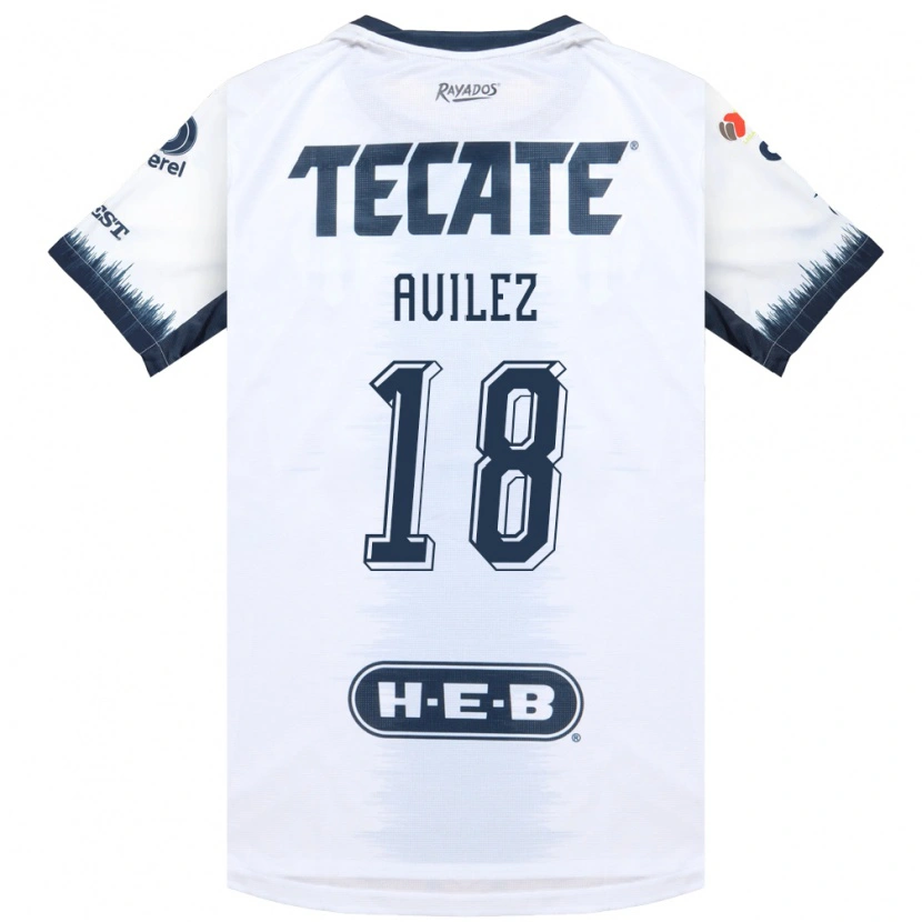 Danxen Mann Aylin Avilez #18 Hvit Blekksvart Rød Bortetrøye Drakt Trøye 2026/27 Skjorter T-Skjorte